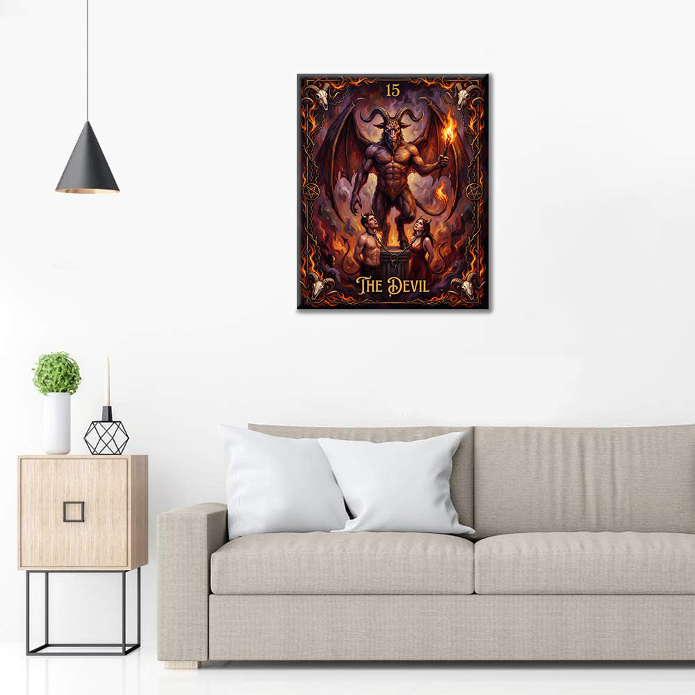 Ďábel - Malování podle čísel