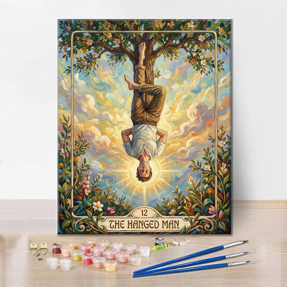 Oběšený muž - Malování podle čísel