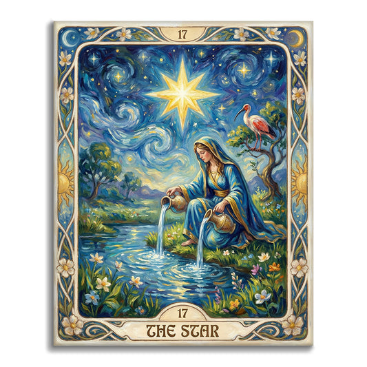 Hvězda - Malování podle čísel