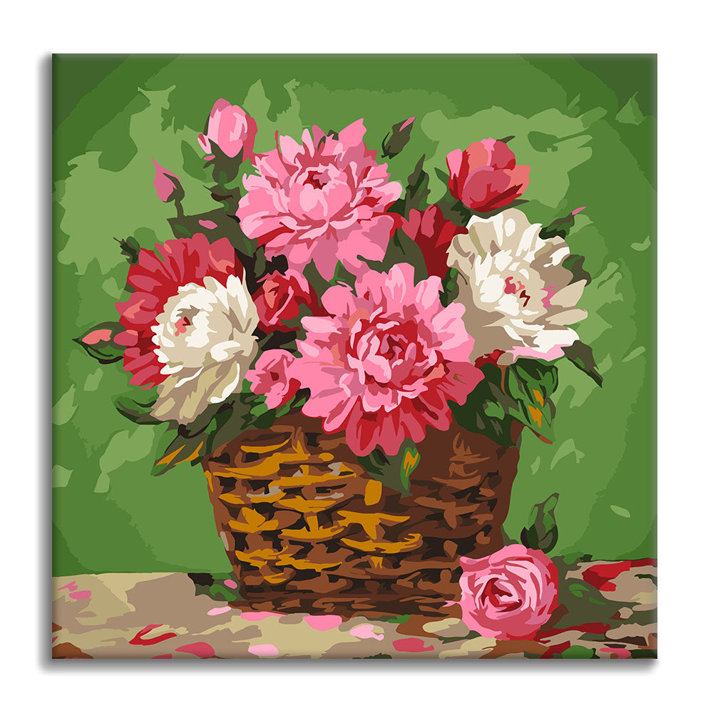 Rozkvetlá romance - Mini malování podle čísel