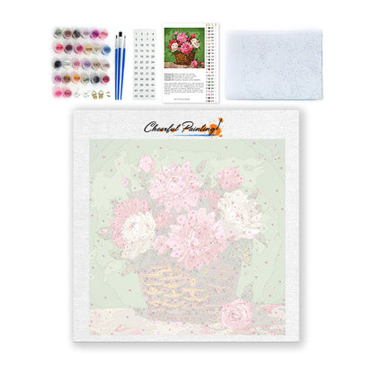 Rozkvetlá romance - Mini malování podle čísel