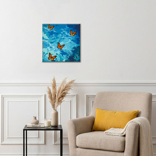 Blankytný let - Mini malování podle čísel