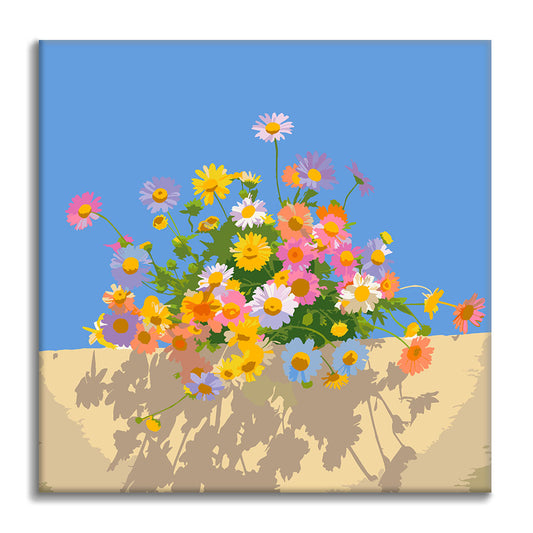 Barvy v květu - Mini malování podle čísel