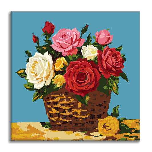 Barvy romantiky - Mini malování podle čísel