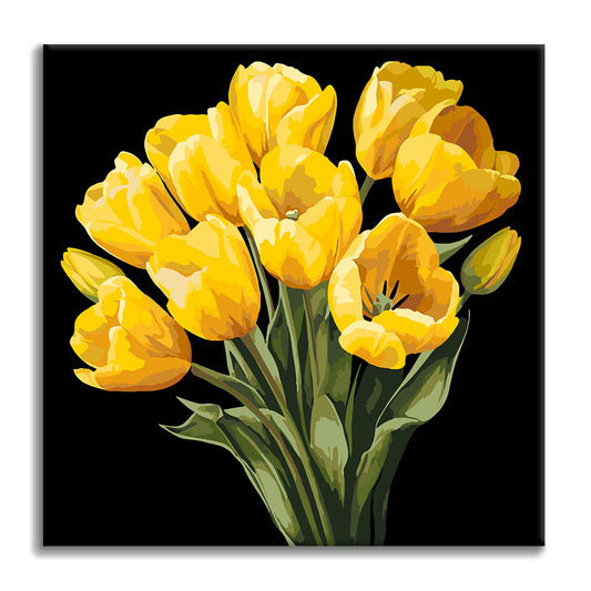 Zlatá samota - Mini malování podle čísel