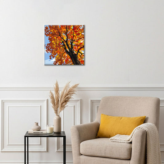 Harmonie javorového nebe - Mini malování podle čísel