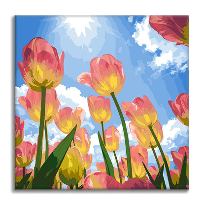 Tulipánový sen - Mini malování podle čísel