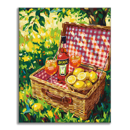 Pole Dolce Vita - Malování podle čísel - Cheerful Painting