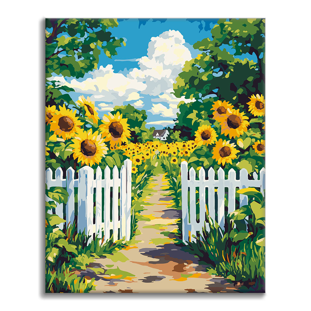 Zahradní cesta - Malování podle čísel - Cheerful Painting