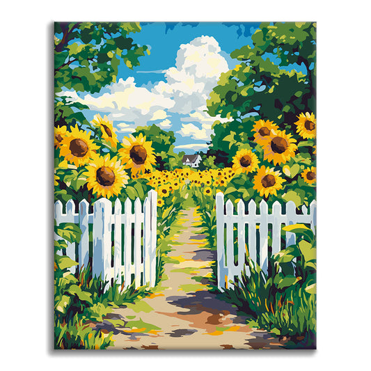 Zahradní cesta - Malování podle čísel - Cheerful Painting