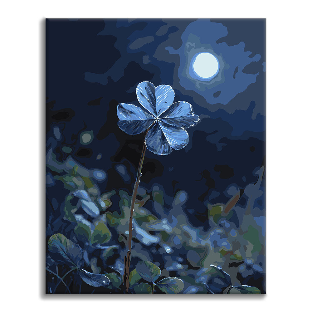 Měsíční jetel - Malování podle čísel - Cheerful Painting