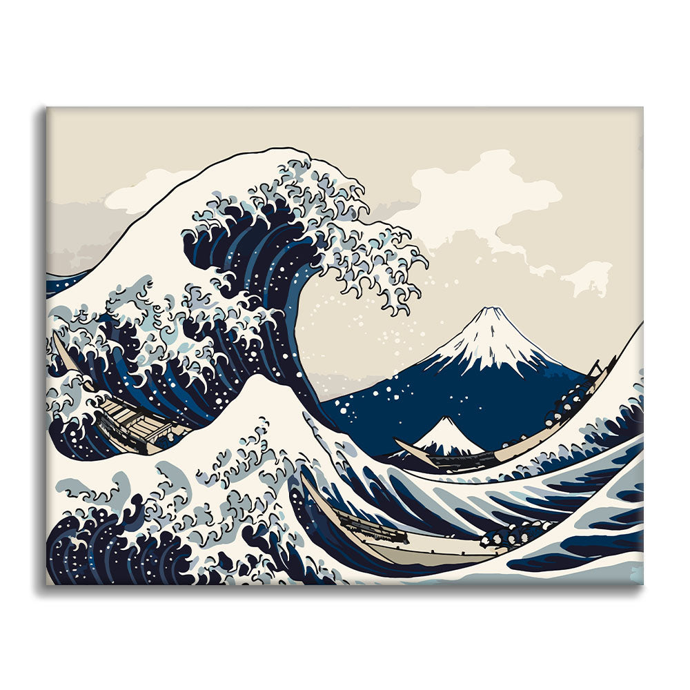 Vlny a lodě - malování podle čísel - Cheerful Painting