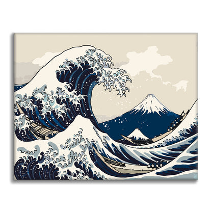 Vlny a lodě - malování podle čísel - Cheerful Painting