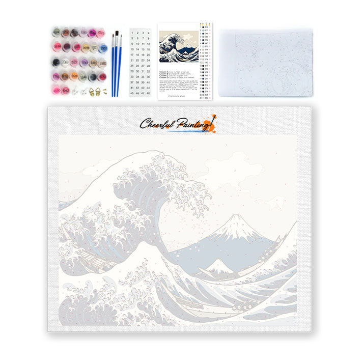 Vlny a lodě - Malování podle čísel