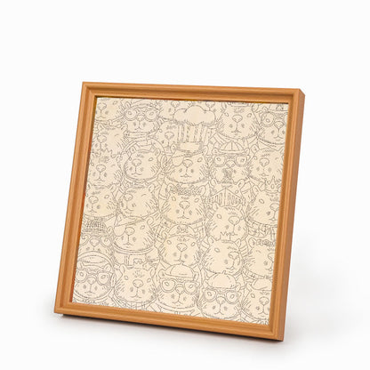 Křeček - Dřevěné omalovánky