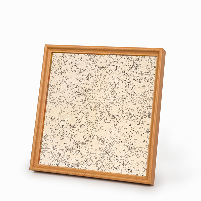 Monster Mash - Dřevěné omalovánky