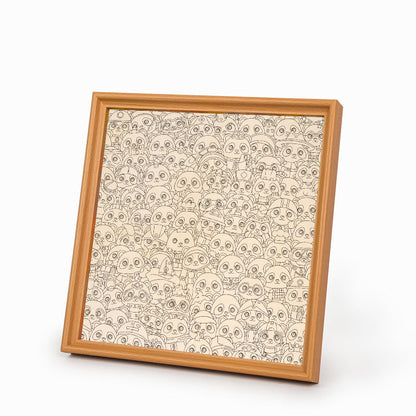 Panda - Dřevěné omalovánky