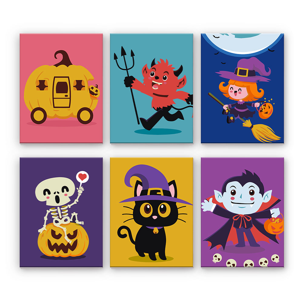 Přátelské halloweenské postavy