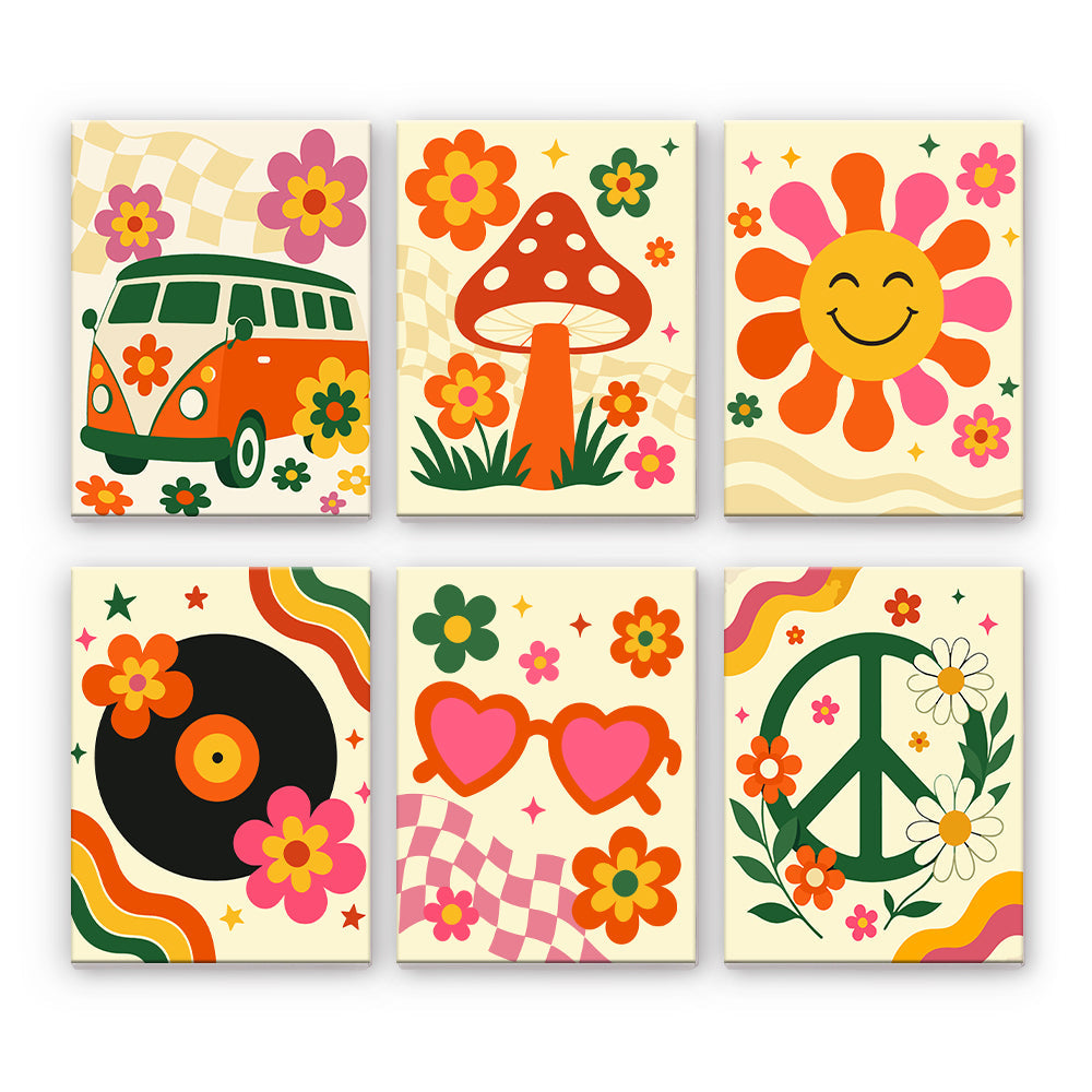 Retro Hippie ikony