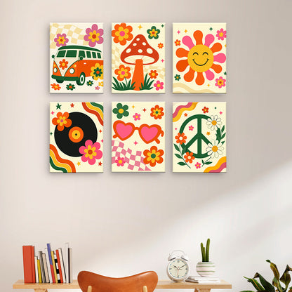 Retro Hippie ikony