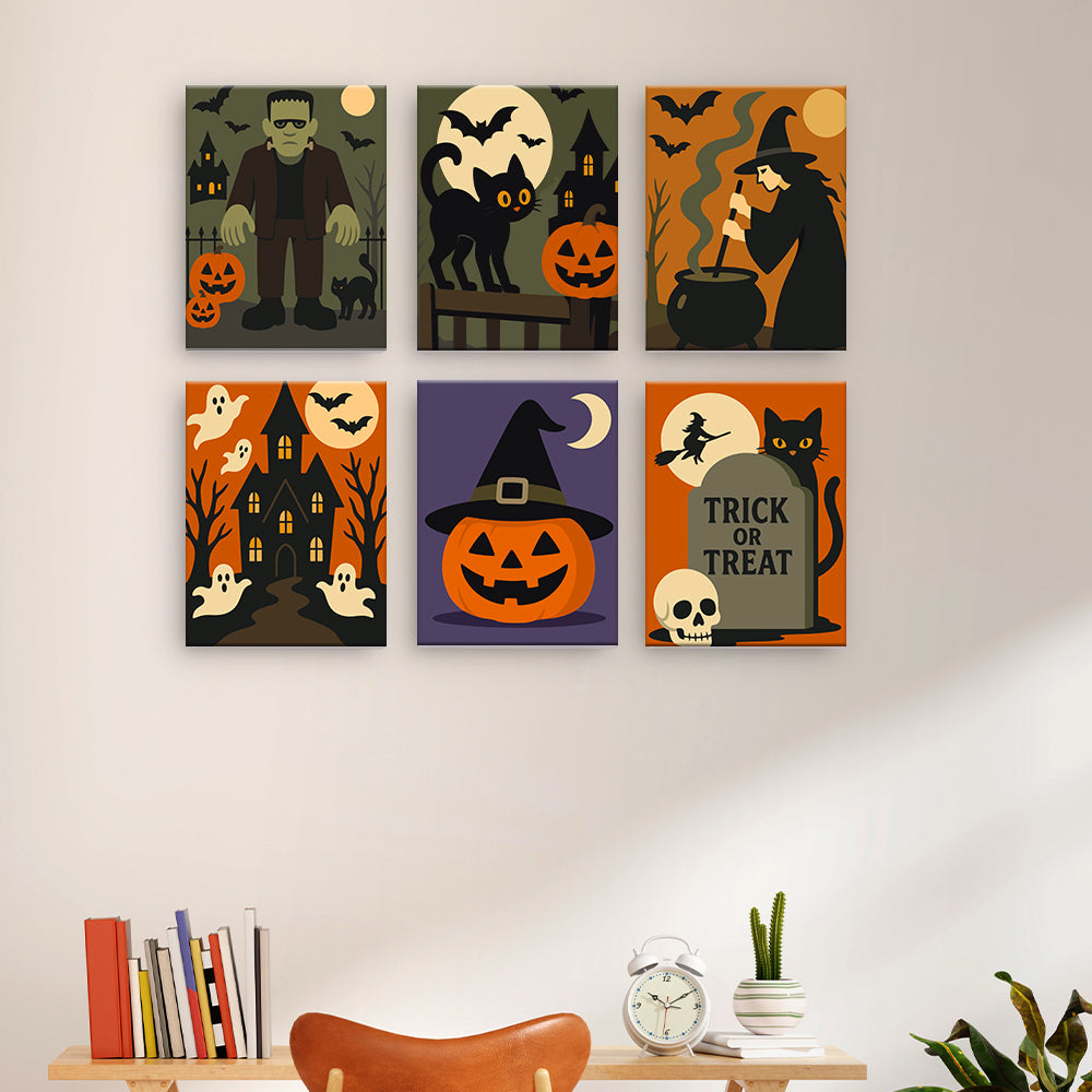 Klasické halloweenské scény