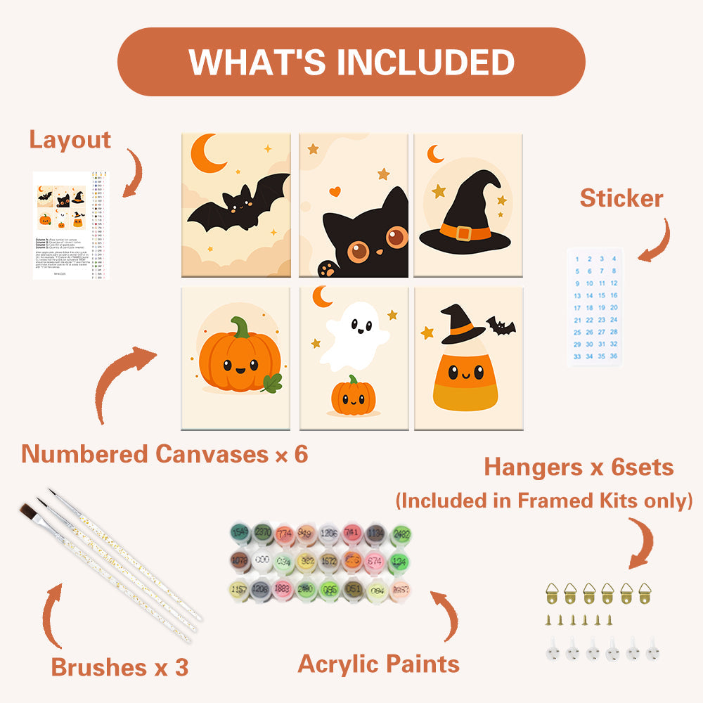 Minimální halloweenské ikony