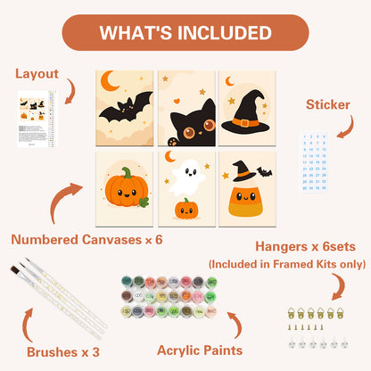 Minimální halloweenské ikony