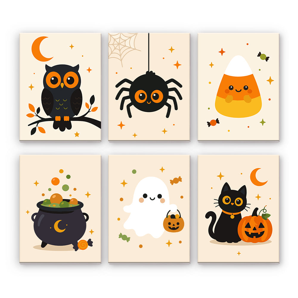 Roztomilé halloweenské ikony