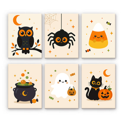 Roztomilé halloweenské ikony