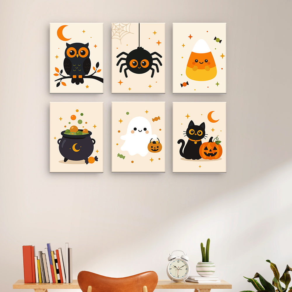Roztomilé halloweenské ikony