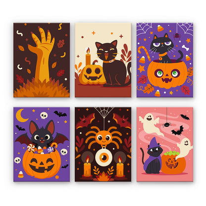 Roztomilé halloweenské kočky