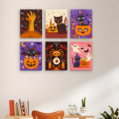 Roztomilé halloweenské kočky