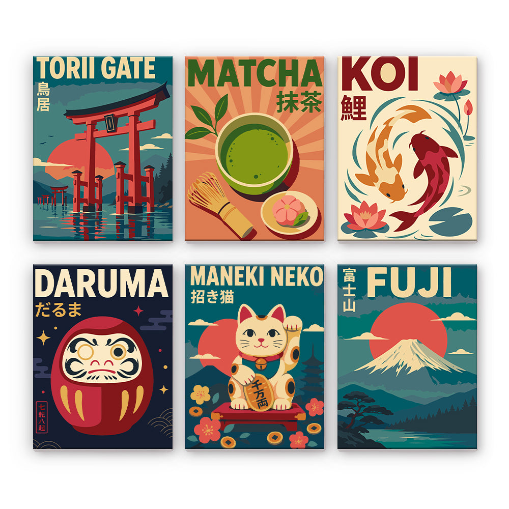 Japonský symbol plakáty