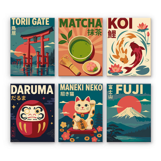Japonský symbol plakáty