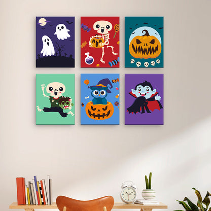 Halloween kostlivci a příšery