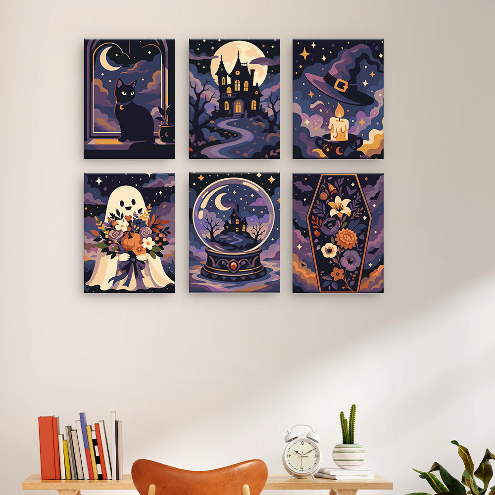 Gotické halloweenské krajiny