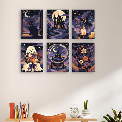 Gotické halloweenské krajiny