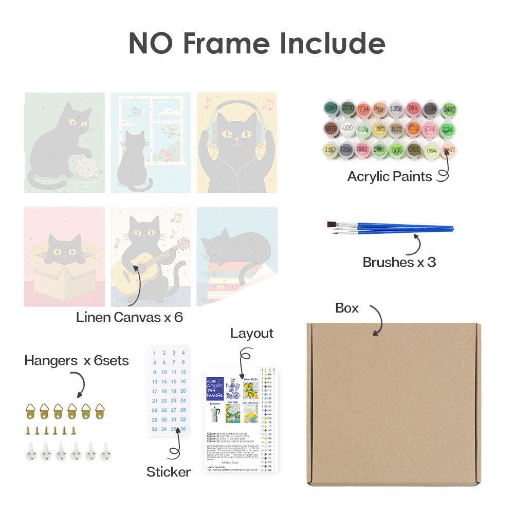 Relaxační život - Malování podle čísel