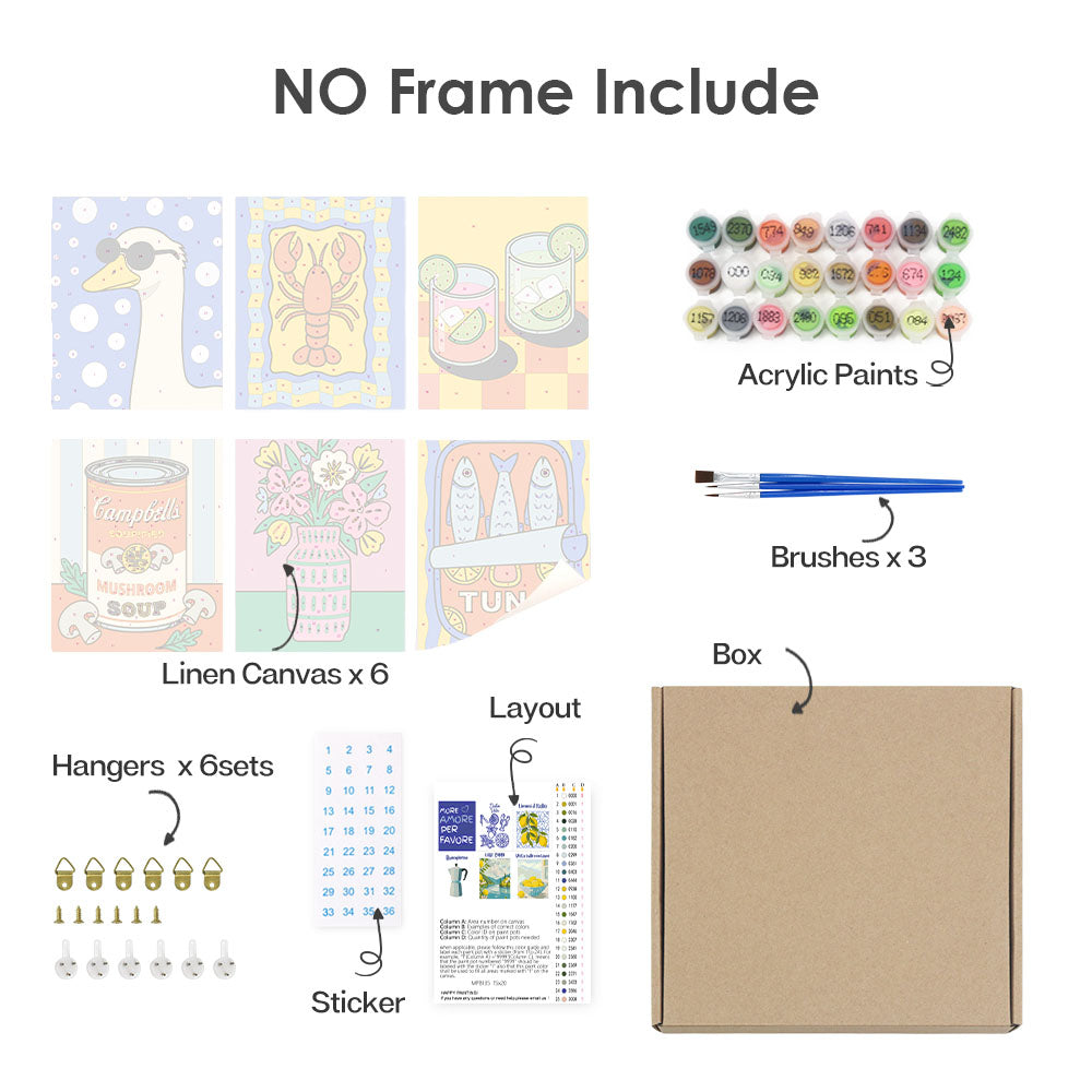 Pop Ikony - Malování podle čísel