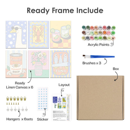 Pop Ikony - Malování podle čísel